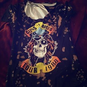 Bleached T-shirt dress